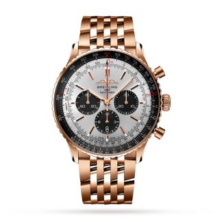 Breitling Navitimer B01 Chronograph 46 18k Rotgold Uhr RB0137241G1R1