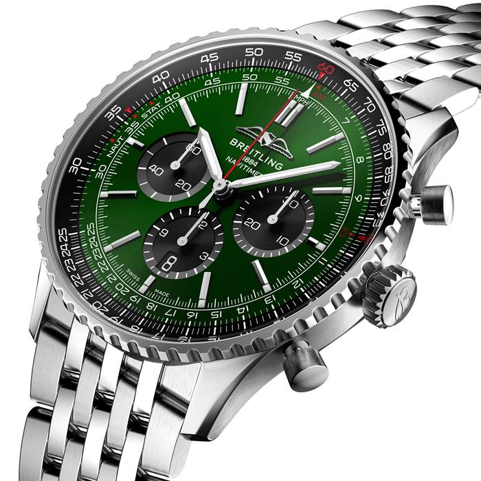 Breitling Navitimer B01 Chronograph 46 Uhr aus Edelstahl AB0137241L1A1 – Bild 2