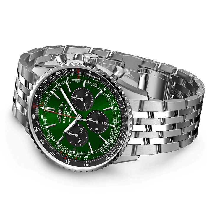 Breitling Navitimer B01 Chronograph 46 Uhr aus Edelstahl AB0137241L1A1 – Bild 3