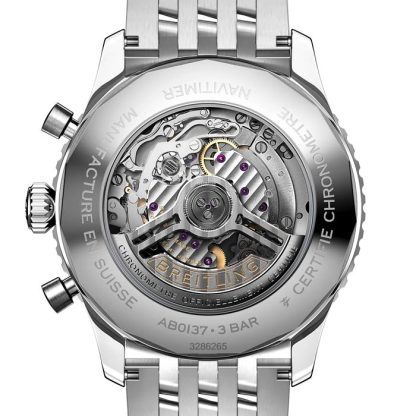 Breitling Navitimer B01 Chronograph 46 Uhr aus Edelstahl AB0137241L1A1 – Bild 4