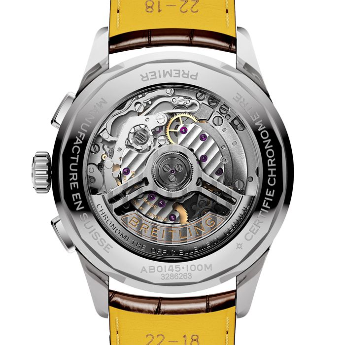 Breitling Premier B01 Chronograph 42mm Herrenuhr Creme AB0145211G1P1 – Bild 2