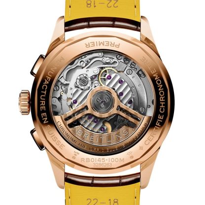 Breitling Premier B01 Chronograph 42mm Herrenuhr Creme RB0145371G1P1 – Bild 2