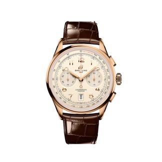 Breitling Premier B01 Chronograph 42mm Herrenuhr Creme RB0145371G1P1