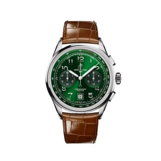Breitling Premier B01 Chronograph 42mm Herrenuhr Grün AB0145371L1P1