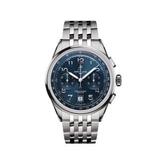 Breitling Premier B01 Chronograph 42mm Herrenuhr blau Edelstahl AB0145171C1A1