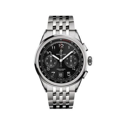 Breitling Premier B01 Chronograph 42mm Herrenuhr schwarz Edelstahl AB0145221B1A1