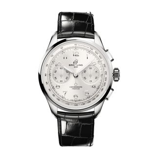 Breitling Premier B09 Chonograph 40mm Herrenuhr Silber AB0930371G1P1