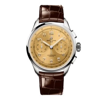 Breitling Premier B09 Chronograph 40mm Herrenuhr Champagner AB0930F51H1P1