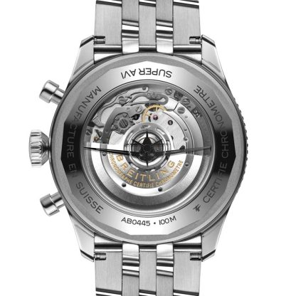 Breitling Super AVI B04 Chronograph GMT 46 Curtiss Warhawk Uhr AB04452A1L1A1 – Bild 4