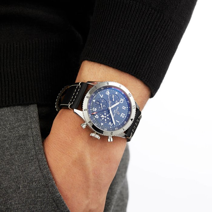 Breitling Super AVI B04 Chronograph GMT 46 Hommage an Vought F4U Corsair Uhr AB04451A1C1X1 – Bild 3