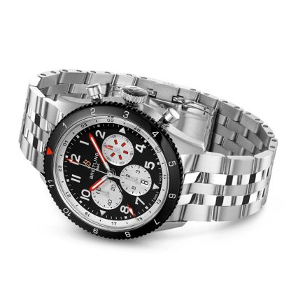 Breitling Super AVI B04 Chronograph GMT 46 Mosquito Uhr YB04451A1B1A1 – Bild 3