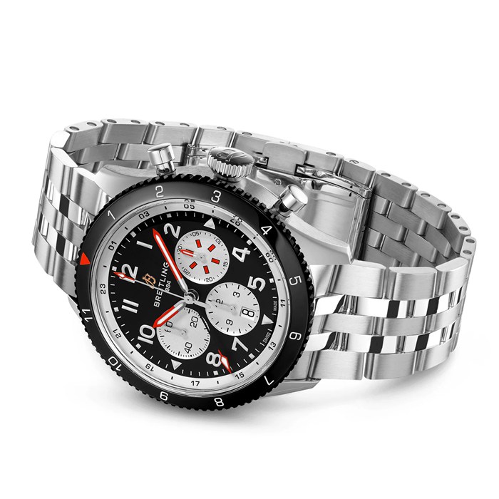 Breitling Super AVI B04 Chronograph GMT 46 Mosquito Uhr YB04451A1B1A1 – Bild 3