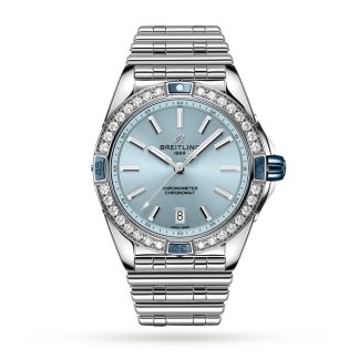 Breitling Super Chronomat Automatic 38 Blau Edelstahlarmbanduhr A17356531C1A1