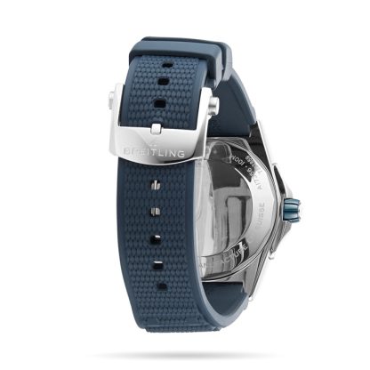 Breitling Super Chronomat Automatik 38 Blau Kautschukband Uhr A17356531C1S1 – Bild 4