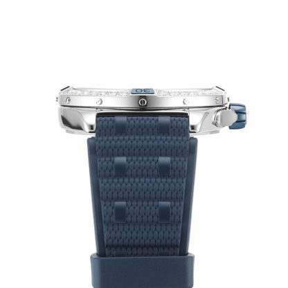 Breitling Super Chronomat Automatik 38 Blau Kautschukband Uhr A17356531C1S1 – Bild 5
