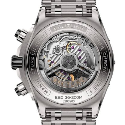 Breitling Super Chronomat B01 44mm Herrenuhr Grau Titan EB0136251M1E1 – Bild 2
