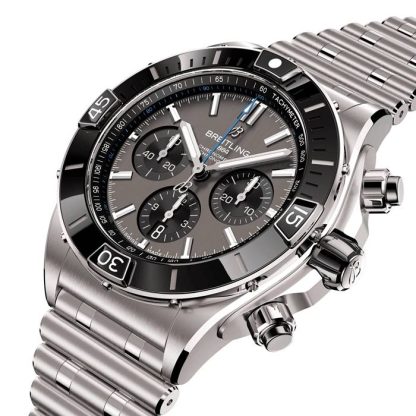 Breitling Super Chronomat B01 44mm Herrenuhr Grau Titan EB0136251M1E1 – Bild 3