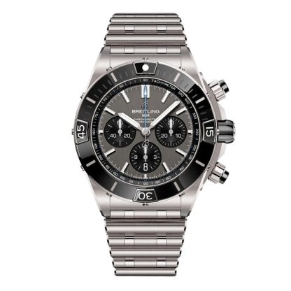 Breitling Super Chronomat B01 44mm Herrenuhr Grau Titan EB0136251M1E1