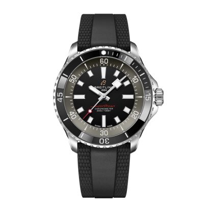 Breitling Superocean 42mm UK Edition Herrenuhr Grau Kautschuk A173757A1B1S1