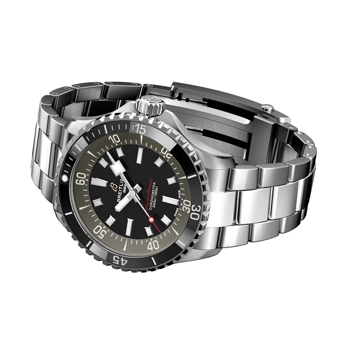 Breitling Superocean 42mm UK Edition Herrenuhr grau Edelstahl A173757A1B1A1 – Bild 3