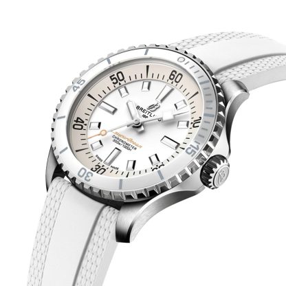 Breitling Superocean Automatic 36 Edelstahl Kautschukband Uhr A17377211A1S1 – Bild 3