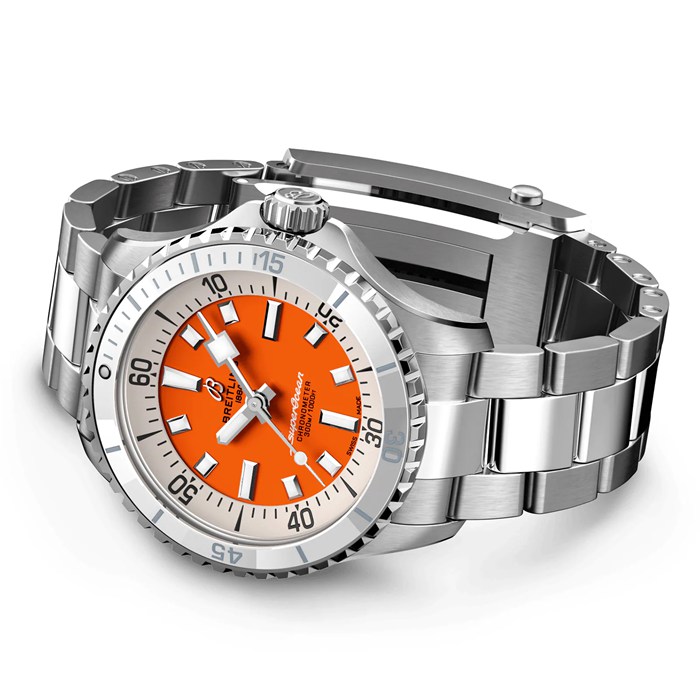 Breitling Superocean Automatic 36 Edelstahl Uhr A17377211O1A1 – Bild 4