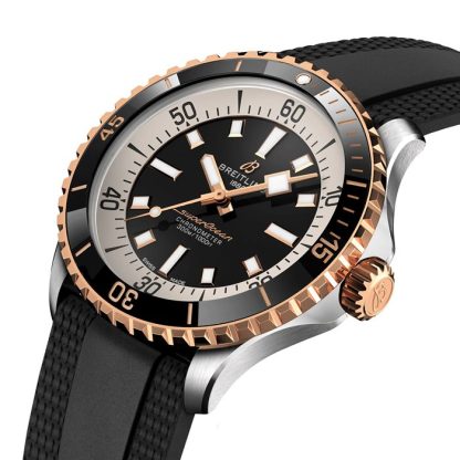 Breitling Superocean Automatic 42 Edelstahl & 18k Rotgold Uhr U17375211B1S1 – Bild 2
