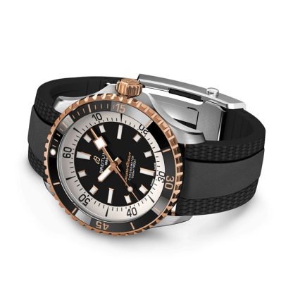 Breitling Superocean Automatic 42 Edelstahl & 18k Rotgold Uhr U17375211B1S1 – Bild 3