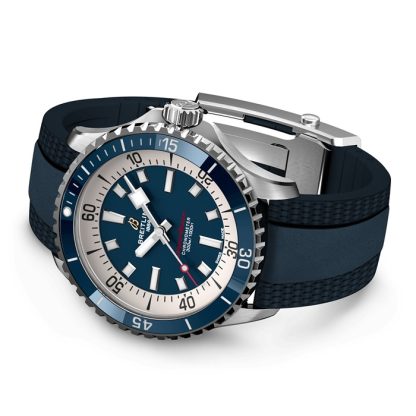 Breitling Superocean Automatic 42 Edelstahluhr mit Kautschukarmband A17375E71C1S1 – Bild 4