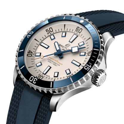 Breitling Superocean Automatic 42 Edelstahluhr mit Kautschukarmband A17375E71G1S1 – Bild 3