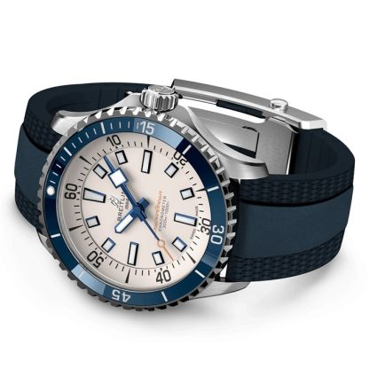 Breitling Superocean Automatic 42 Edelstahluhr mit Kautschukarmband A17375E71G1S1 – Bild 4
