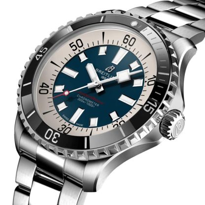 Breitling Superocean Automatic 44 Edelstahl Blau Uhr A17376211C1A1 – Bild 3