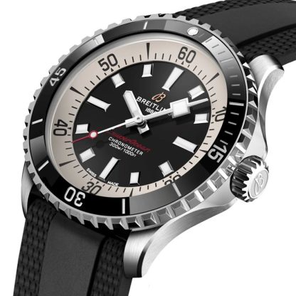 Breitling Superocean Automatic 44 Edelstahl Kautschukarmbanduhr A17376211B1S1 – Bild 3