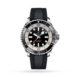 Breitling Superocean Automatic 44 Edelstahl Kautschukarmbanduhr A17376211B1S1