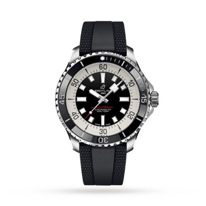Breitling Superocean Automatic 44 Edelstahl Kautschukarmbanduhr A17376211B1S1