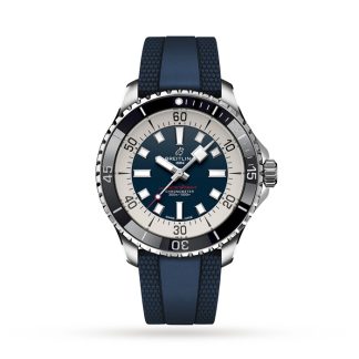 Breitling Superocean Automatic 44 Edelstahl Kautschukarmbanduhr A17376211C1S1