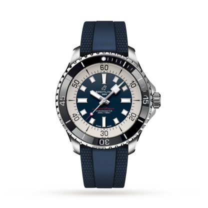 Breitling Superocean Automatic 44 Edelstahl Kautschukarmbanduhr A17376211C1S1