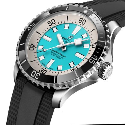 Breitling Superocean Automatic 44 Edelstahl Kautschukarmbanduhr A17376211L2S1 – Bild 3
