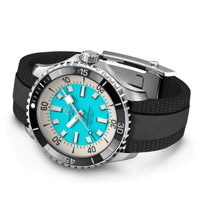 Breitling Superocean Automatic 44 Edelstahl Kautschukarmbanduhr A17376211L2S1 – Bild 4
