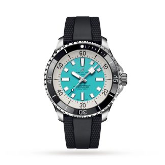 Breitling Superocean Automatic 44 Edelstahl Kautschukarmbanduhr A17376211L2S1