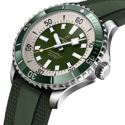 Breitling Superocean Automatic 44 Edelstahluhr mit Kautschukarmband A17376A31L1S1 – Bild 3