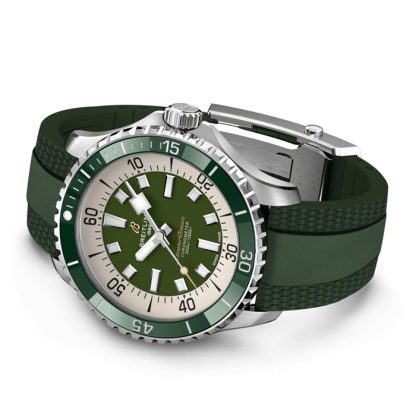 Breitling Superocean Automatic 44 Edelstahluhr mit Kautschukarmband A17376A31L1S1 – Bild 4