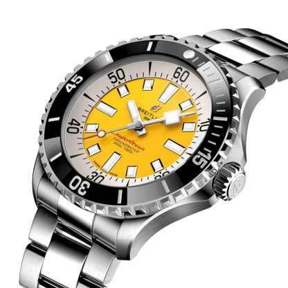 Breitling Superocean Automatic Code Yellow UK Edition 46mm Herrenuhr Gelb A173781A1I1A1 – Bild 3