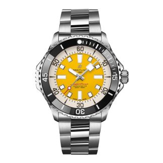 Breitling Superocean Automatic Code Yellow UK Edition 46mm Herrenuhr Gelb A173781A1I1A1