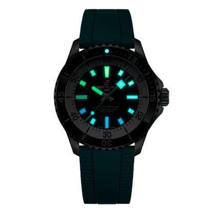 Breitling Superocean Automatik 42mm Herrenuhr Türkis Kautschuk A17375211B2S2 – Bild 5