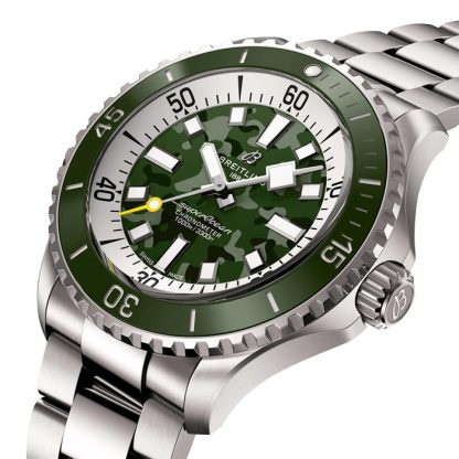 Breitling Superocean Automatische Super Diver 46mm Herrenuhr Grün E10379D31L1E1 – Bild 2