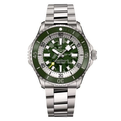 Breitling Superocean Automatische Super Diver 46mm Herrenuhr Grün E10379D31L1E1