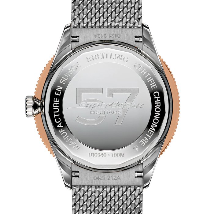 Breitling Superocean Heritage '57 Highlands Capsule 38mm Herrenuhr Gelb 2 Bänder U10340281I1A1 – Bild 2