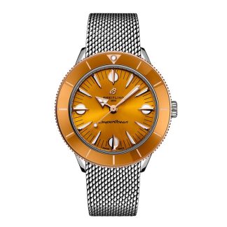 Breitling Superocean Heritage '57 Highlands Capsule 38mm Herrenuhr Gelb 2 Bänder U10340281I1A1