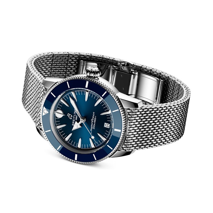 Breitling Superocean Heritage Automatik 36mm Unisex Uhr Blau A10390161C1A1 – Bild 4